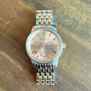 Silpada Stainless Steel Rose-Gold & Silver-Tone Watch